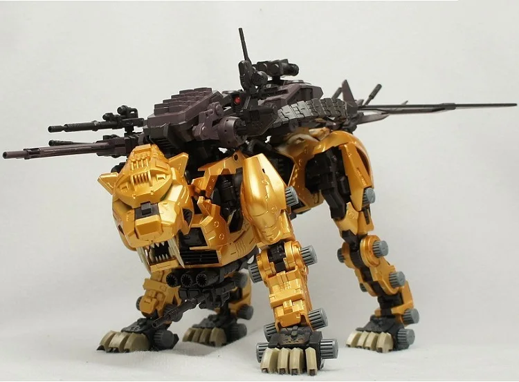 BT модель здания Наборы: ZOIDS EZ 016 сабля Тигровая Gold 1:72 Масштаб полной боевой Пластик