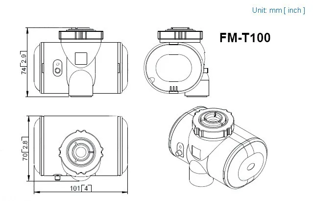 Столешница озоновый фильтр для воды Система очистки FM-T100