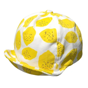 

Summer Children Kids Lemon Printed Baseball Hat Cotton Comfortable Summer Cap