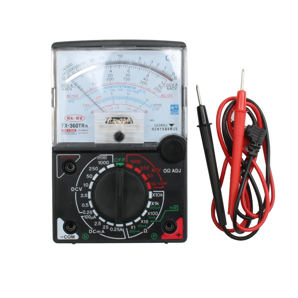 

YX-360TR Voltage Current Tester Resistance Analog Multimeter Tester Tool