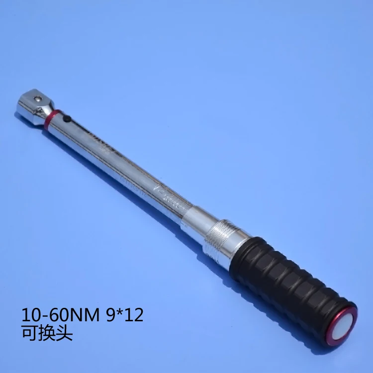 

Taiwan manufacturing Adjustable Torque Wrench10-60NM Preset tension-indicating wrench Interchangeable torque spanner