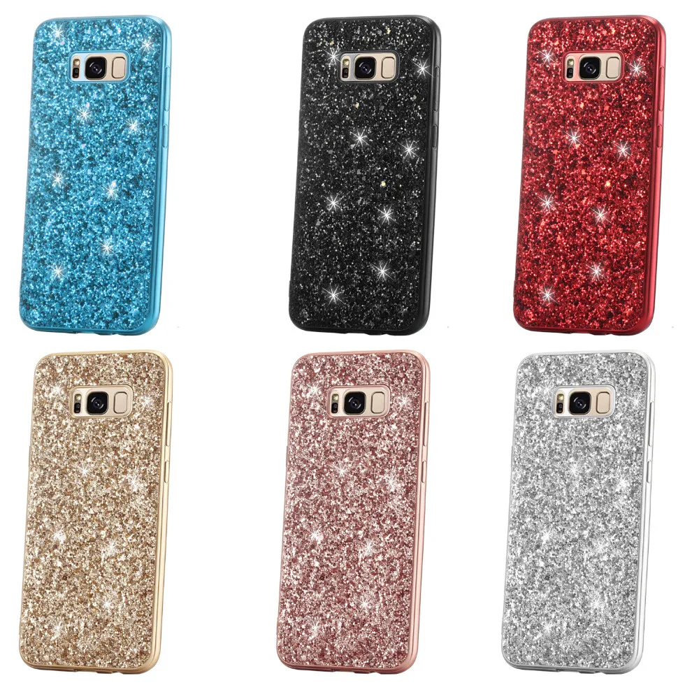 Чехол NTSPACE для Samsung Galaxy S8 Plus блестящий Блестящий чехол из поликарбоната + ТПУ