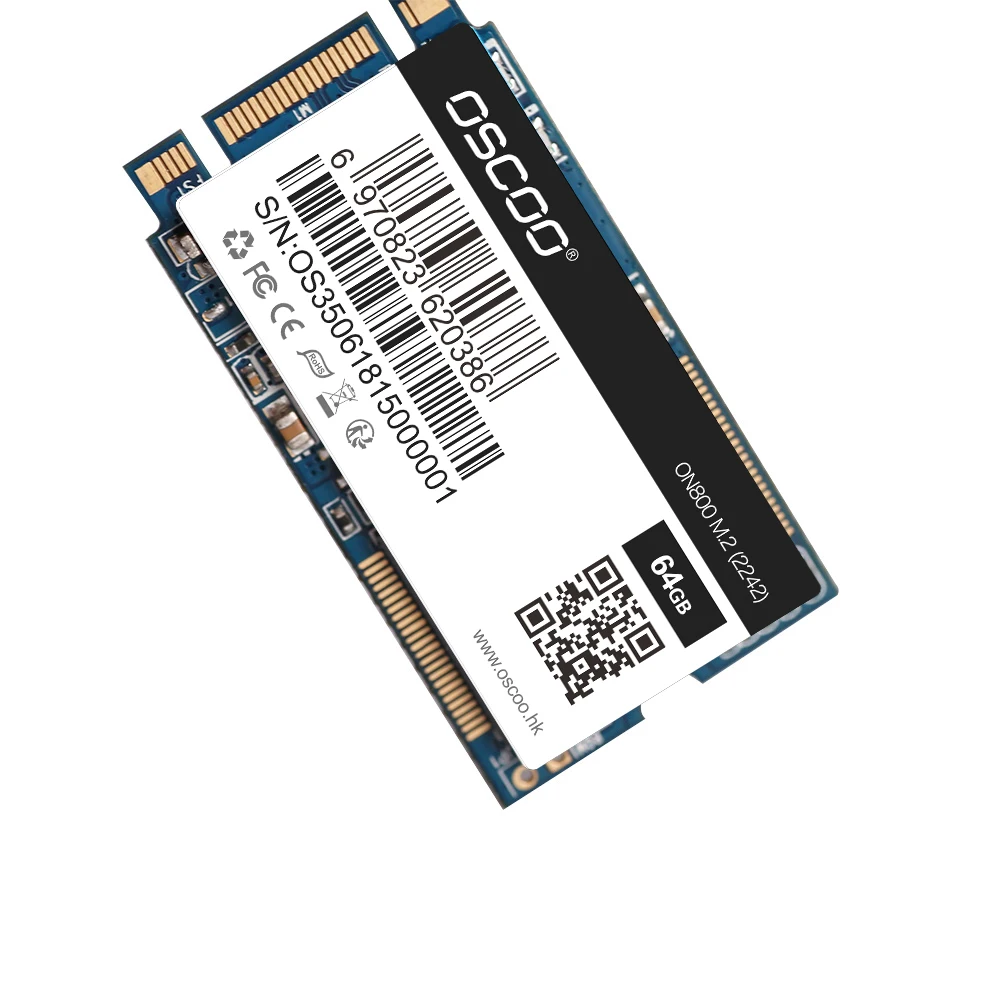 OSCOO SSD M2 NGFF/M.2 2242 твердотельный диск для ноутбука 64 Гб 128 ГБ 256 ГБ твердотельный диск высокая скорость SATA3