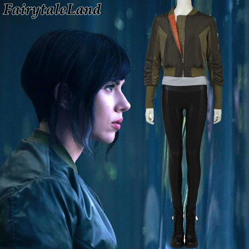 Костюм для косплея Kusanagi Motoko из фильма Призрак в скорлупе костюмы на Хэллоуин