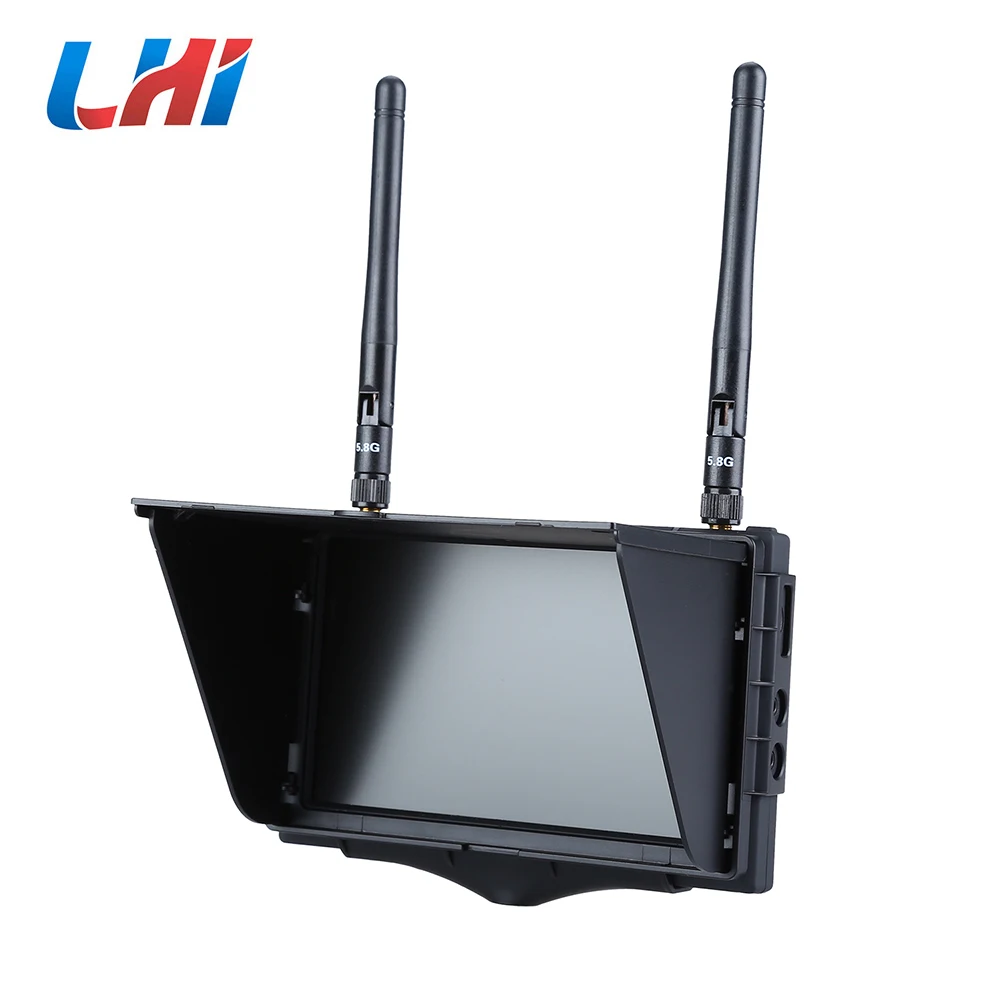 Новый FX508 5 8 GHz Высокая яркость &quotLCD FPV монитор разнообразие приемник с функцией DVR