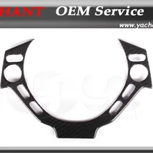 Сухое углеродное волокно глянцевая отделка рулевое колесо подходит для 2008- R35 GTR CBA DBA рулевое колесо накладка Обычная или саржевая ткань