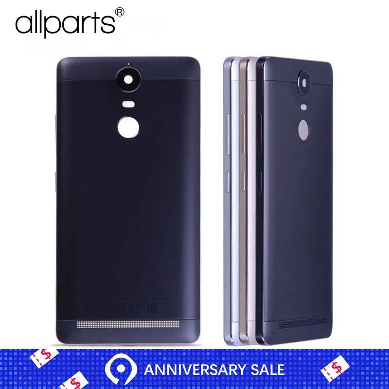 Задняя крышка для Lenovo K5 NOTE на батарею черный