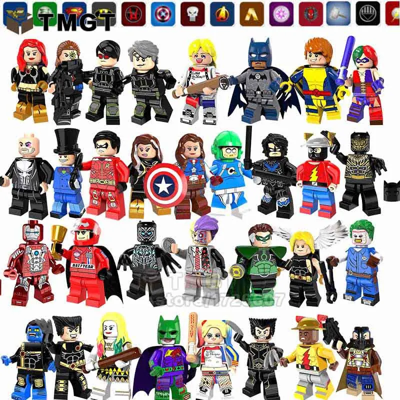 

Single Super Hero Mermaid Hercules Wrecker Enchantress Gamora Joker Mini Model Building Blocks kits Set Brick Toys