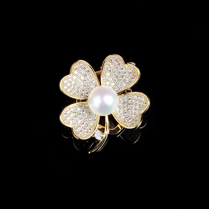 

Korean bowknot brooch corsage jewelry women fashion suit badge cardigan big pin wild pearl cloak buckle free shipping