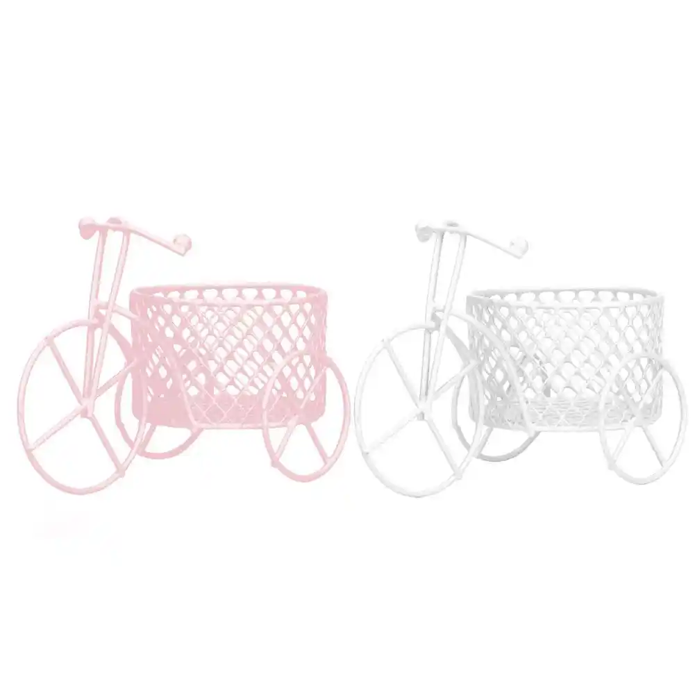 Горячая распродажа! Милый Железный трицикл Искусство украшения Свадебные милые украшения контейнер держатель для хранения