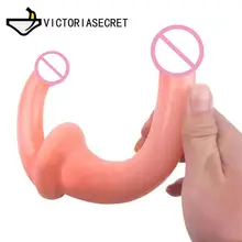 Double head Penis Big Dildo Realistic Vagina Masturbation Cock Penis Adults Toys Anal Butt Woman Sex Toy Shop Female Masturbator