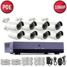 1080 P 2MP(1920x1080 p) PoE 8CH сети HD NVR видео безопасности Система наблюдения CCTV 8CH 1080 P POE NVR 8 шт. HD CCTV камеры