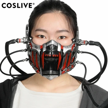 

Coslive Code Vein Game Cosplay Mia Karnstein Mask Soft Resin Mask Cosplay Halloween Cosplay Costume Prop