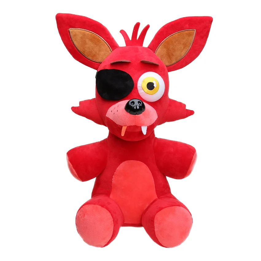 15 см-45 см Five Nights at Freddy's плюшевые игрушки FNAF кошмар красный Foxy Freddy Fazbear плюшевый брелок-подвеска мягкая кукла