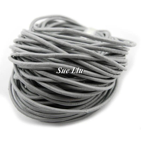 Круглый шнур из натуральной кожи 1 5 мм 2 0 3 м каждая|leather cord|genuine leather cordround cord |