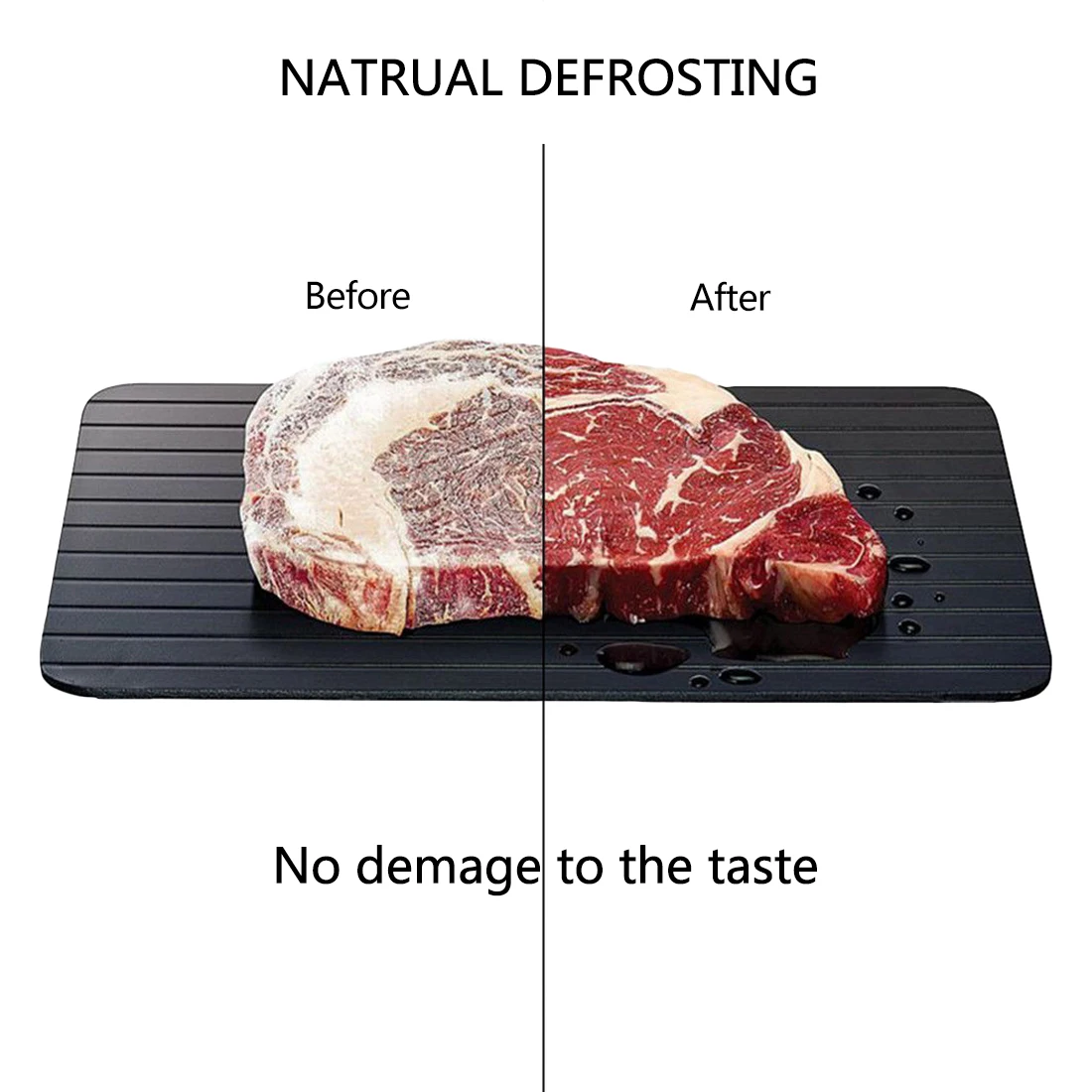 Fast Defrosting Tray Thaw Frozen Food Meat Fruit Quick Defrosting Plate Board Defrost Home Kitchen Gadget Tool