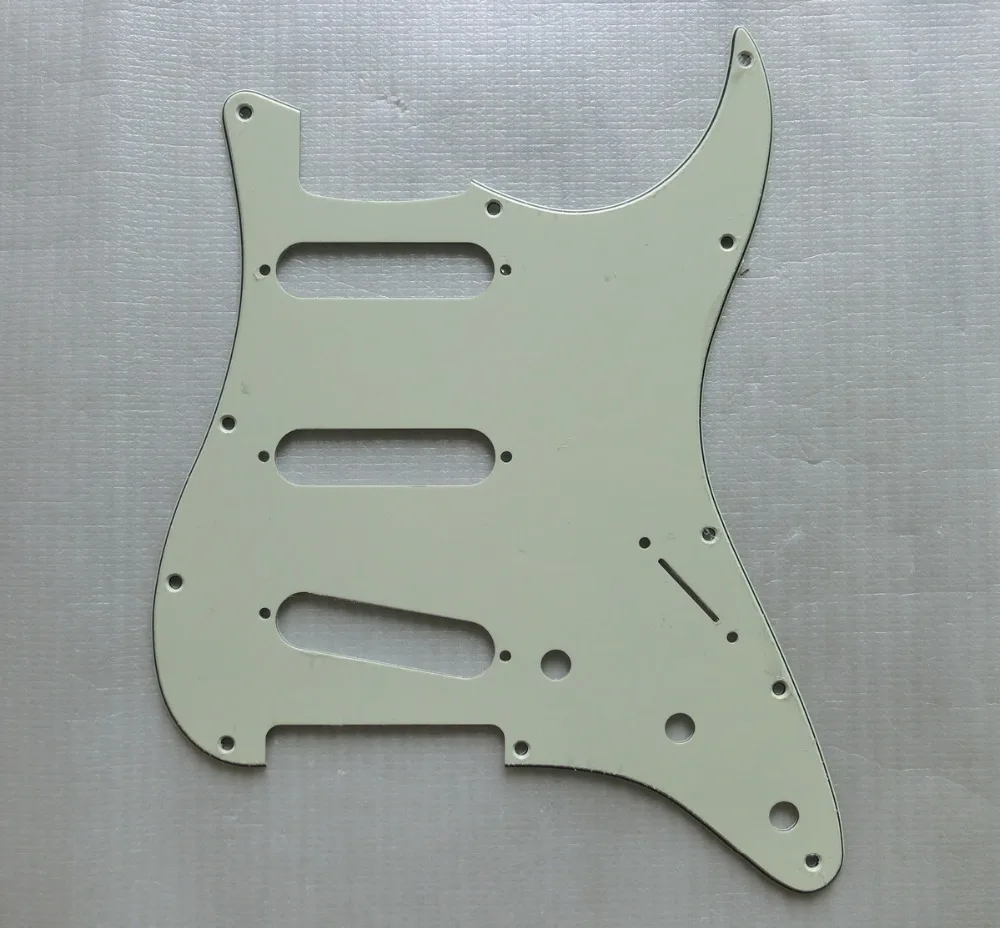 3ply Pickguard SSS Scratch Plate Für ST ocaster E Gitarren