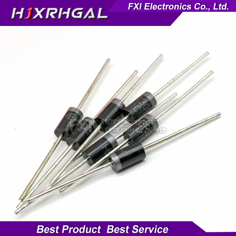 

20PCS HER308 DO-27 3A 1000V Fast Recovery New original