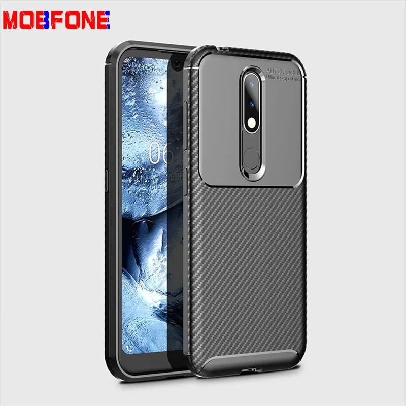 For Nokia 4.2 6.2 7.2 Case Delicate Light Soft Silicone Protective Carbon Fiber Texture Cover 3.2 2.2 Capa Fundas Etui | Мобильные
