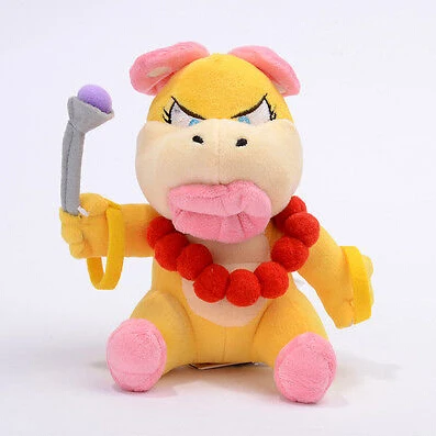 

Brand New Super Mario Bros Wendy O. Koopa Bowser Koopaling Soft Plush Stuffed Doll 8inch Cute Stuffed Animal Toys