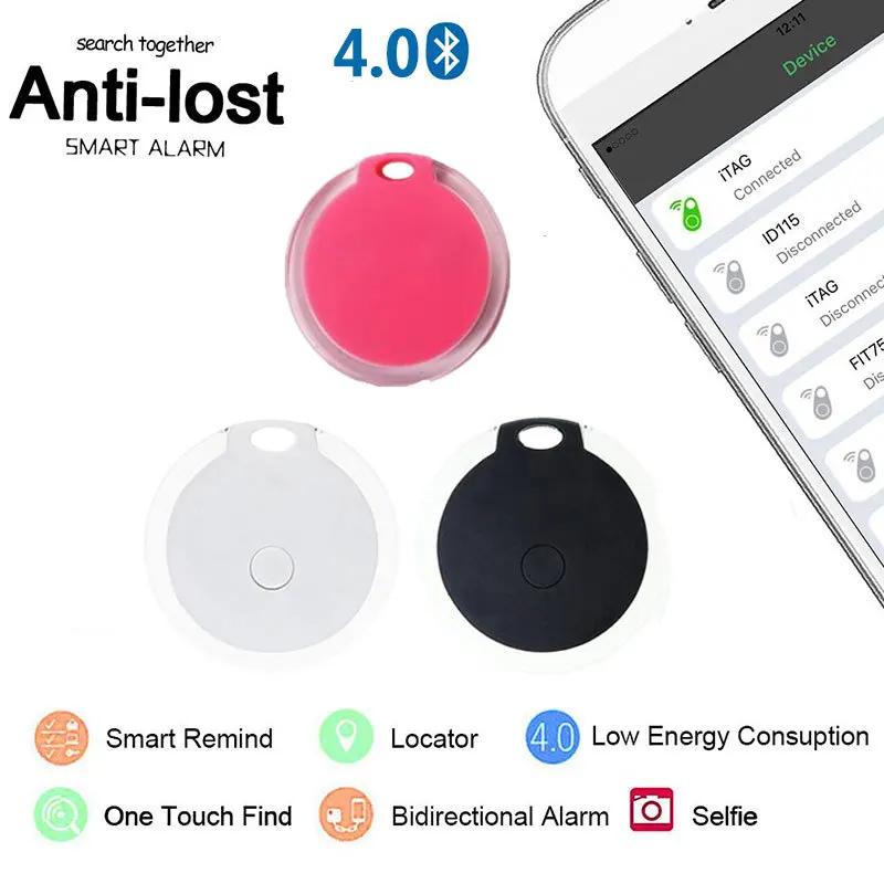 Mini Anti-lost Smart Tag Finder BT Wireless GPS Tracker Kids Elder Pets Wallet Locator Alarm Reminder Anti Lost Device