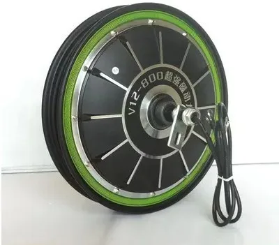 Excellent Pedal electric vehicles 16*2.50 or 16*3.0  48V  500W 16inches 500RPM  Brushless Non-gear Hub motor 0