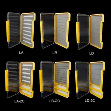 Aventik рыболовные коробки для мух из пенопласта A/B/D/2C тонкая коробка для мух Новая Водонепроницаемая коробка для рыболовных снастей для ловли мух и крючков