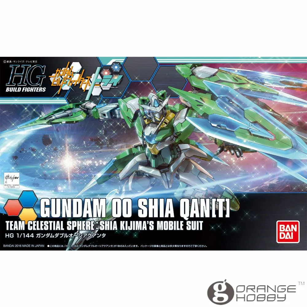 OHS Bandai HG сборные истребители 049 1/144 Gundam OO Shia QAN T Мобильный костюм сборные модели комплекты