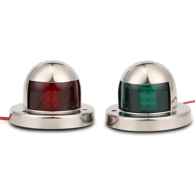 Buy 2pcs12V Green And Red Marine Boat Yacht LED