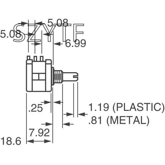 3590S-2-103 прецизионный многооборотный потенциометр 103 10K качественный регулируемый резистор