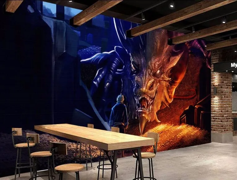 peint panoramique motif revêtement de sol derrière décoration