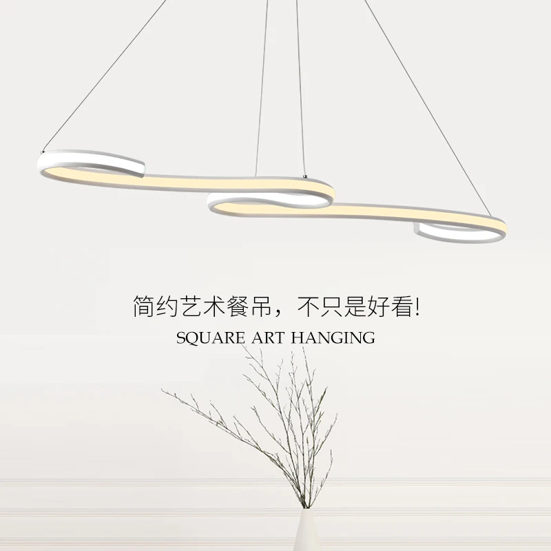 

Modern pendant lights for living room dining room Circle Rings acrylic aluminum body LED ceiling Lamp