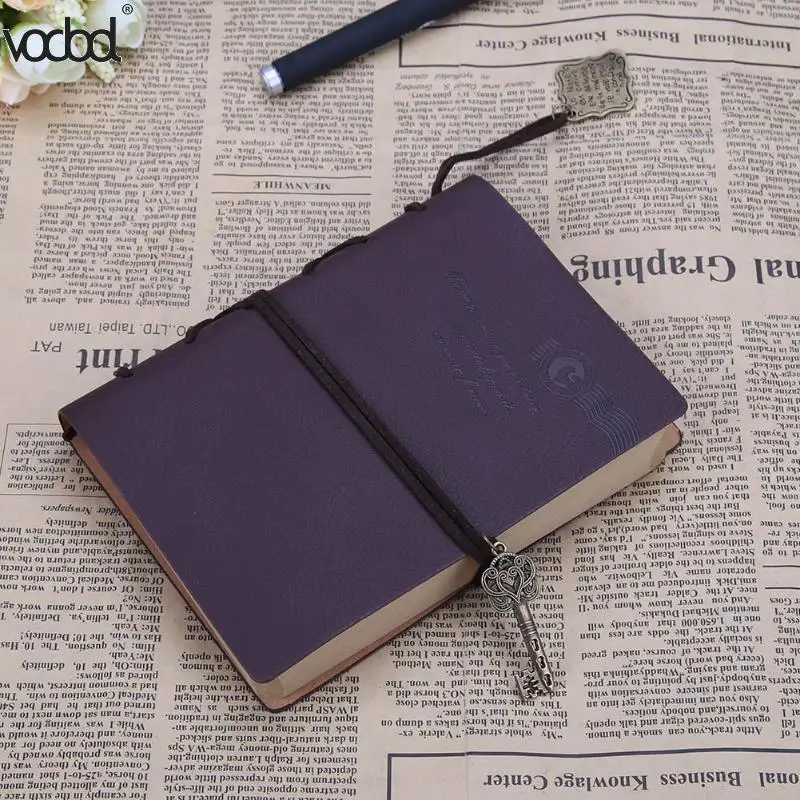 

Hot Sale Retro Journal Diary Blank String Notepad Leather String Journal Diary Notebook Creative Kraft Paper Key String Notebook