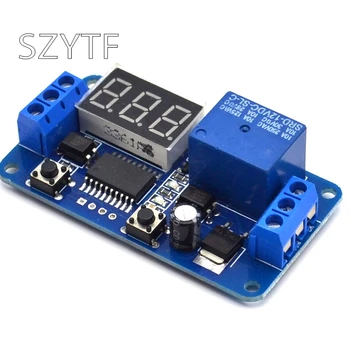 

5V/12V/24V External Trigger -Delay relay module time adjustable with LED digital display