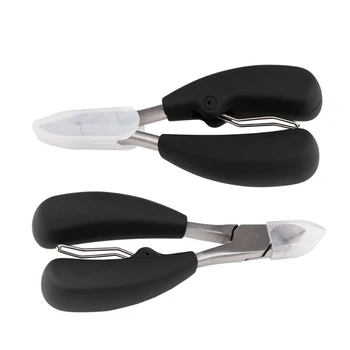 

Stainless Steel Manicure Tip/ Flat Cuticle Nipper Toe Nail Cutter Pedicure Tool