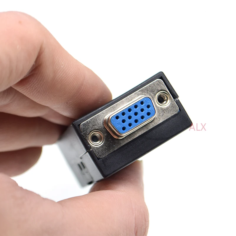 VGA VGA15 DB15 15 контактный 3 рядный гнездовой разъем для винтового наконечника адаптер