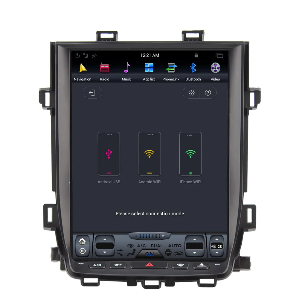 Clearance ZWNVA Tesla IPS Screen Android 7.1 Car GPS Navigation Radio No DVD Player For Toyota alpha 2007-2013 5
