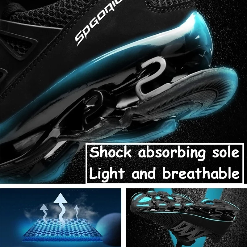 Casuais Respirável Caminhada Tênis Ar Size Sapatos 39 47 Sycatree Flyknit grey Livre Ao Esportes Plus Acampamento Lâmina Homens De Black Dos red w58q0v