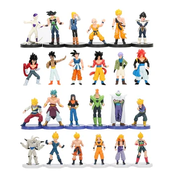

Dragon Ball Z 1Set=6pcs 5" Son gukou Gogeta Gotenks Krillin Vegeta Burdock Action Figure toy