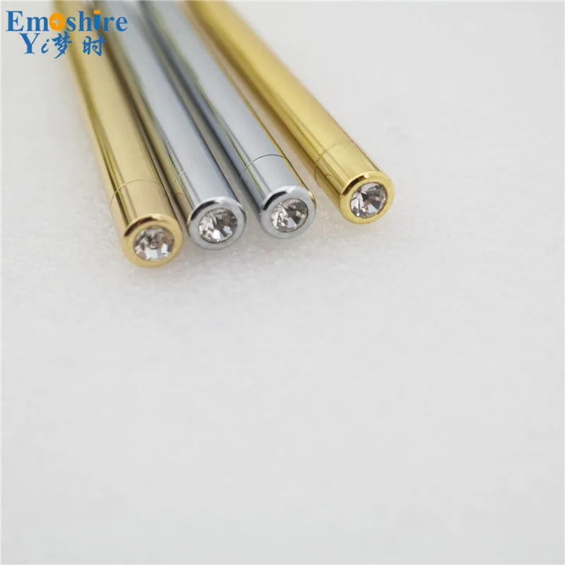 Emoshire New ballpoint pen wholesale logo custom top diamond diary pen creative advertising business models metal pen (1)