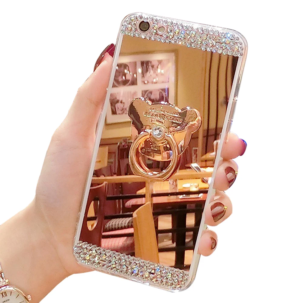 

Case on ksiomi redmi 4x for xiaomi 4 x cover phone xiami xaomi xiomi bumper coque red mi x4 redmi4x ring glitter stand bling fit
