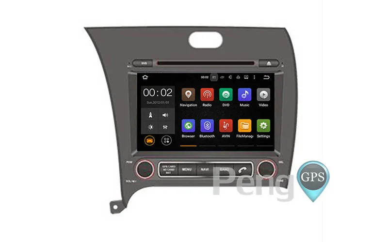 Clearance 8 Core 2 Din Android 8.0 CD DVD Player Car Radio for Kia Cerato K3 Forte 2013-2016 GPS Navigation Left/Right Hand Drive Stereo 6