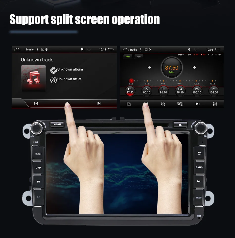 Discount Eunavi 2 Din Android 9 car dvd radio player gps for Volkswagen VW Polo Jetta Tiguan passat b6 cc fabia Skoda Octavia Sea Leon 24 Discount Eunavi 2 Din Android 9 car dvd radio player gps for Volkswagen VW Polo Jetta Tiguan passat b6 cc fabia Skoda Octavia Sea Leon 24