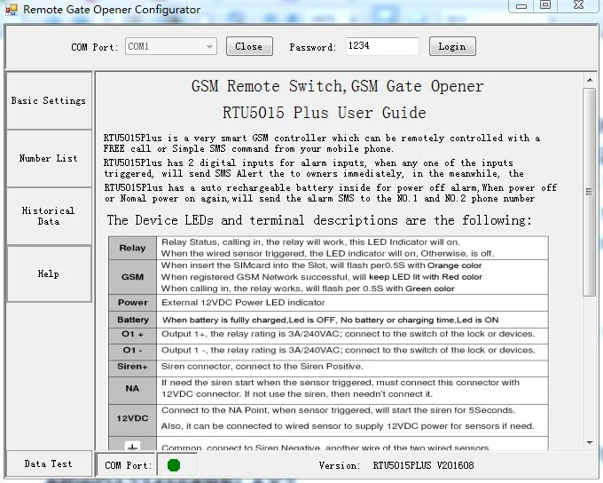 Бесплатная доставка RTU5015 плюс Gsm ворот контроллер доступа USB ПК программирующее устройство Бесплатная доставка