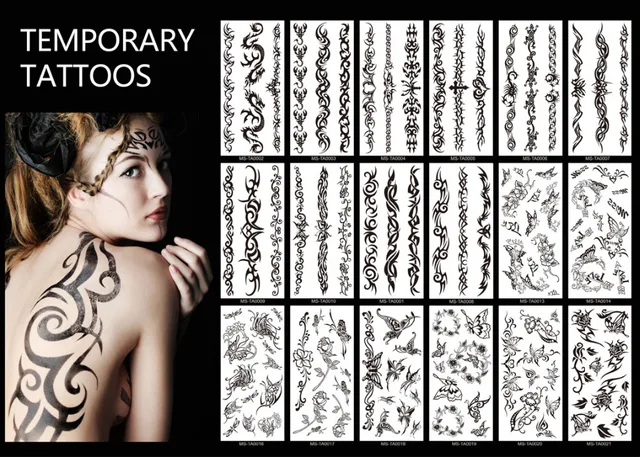 1piece Spiders Tigers Ect Temporary Tattoos Stickers Rose Flowers Shoulder Tattoo Waterproof Animal Men And Women Tattoos 1piece Spiders Tigers Ect Temporary Tattoos Stickers Rose Flowers Shoulder Tattoo Waterproof Animal Men And Women Tattoos