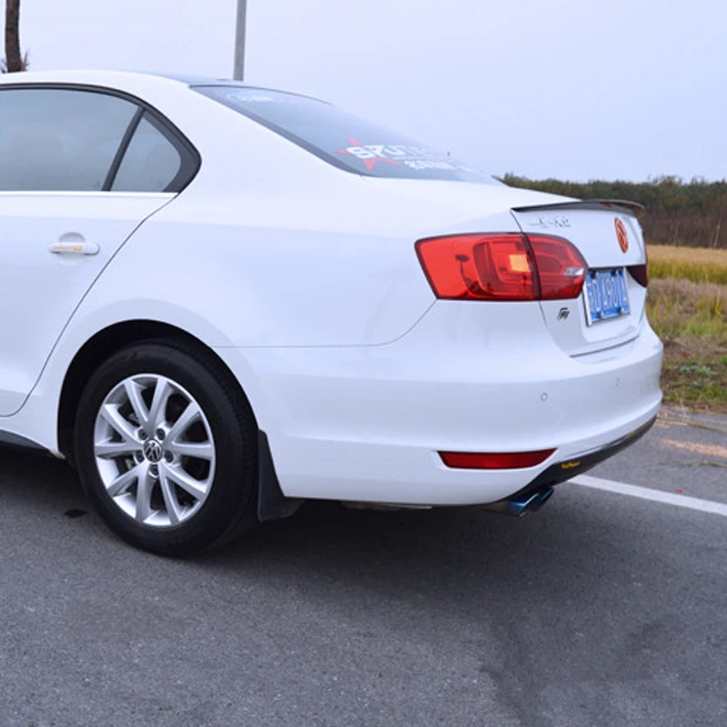 

For VFor Volkswagen VW Jetta Spoiler 2012 2013 2014 Car Tail Wing Decoration ABS Plastic Unpainted Primer Color Rear Trunk Spoil