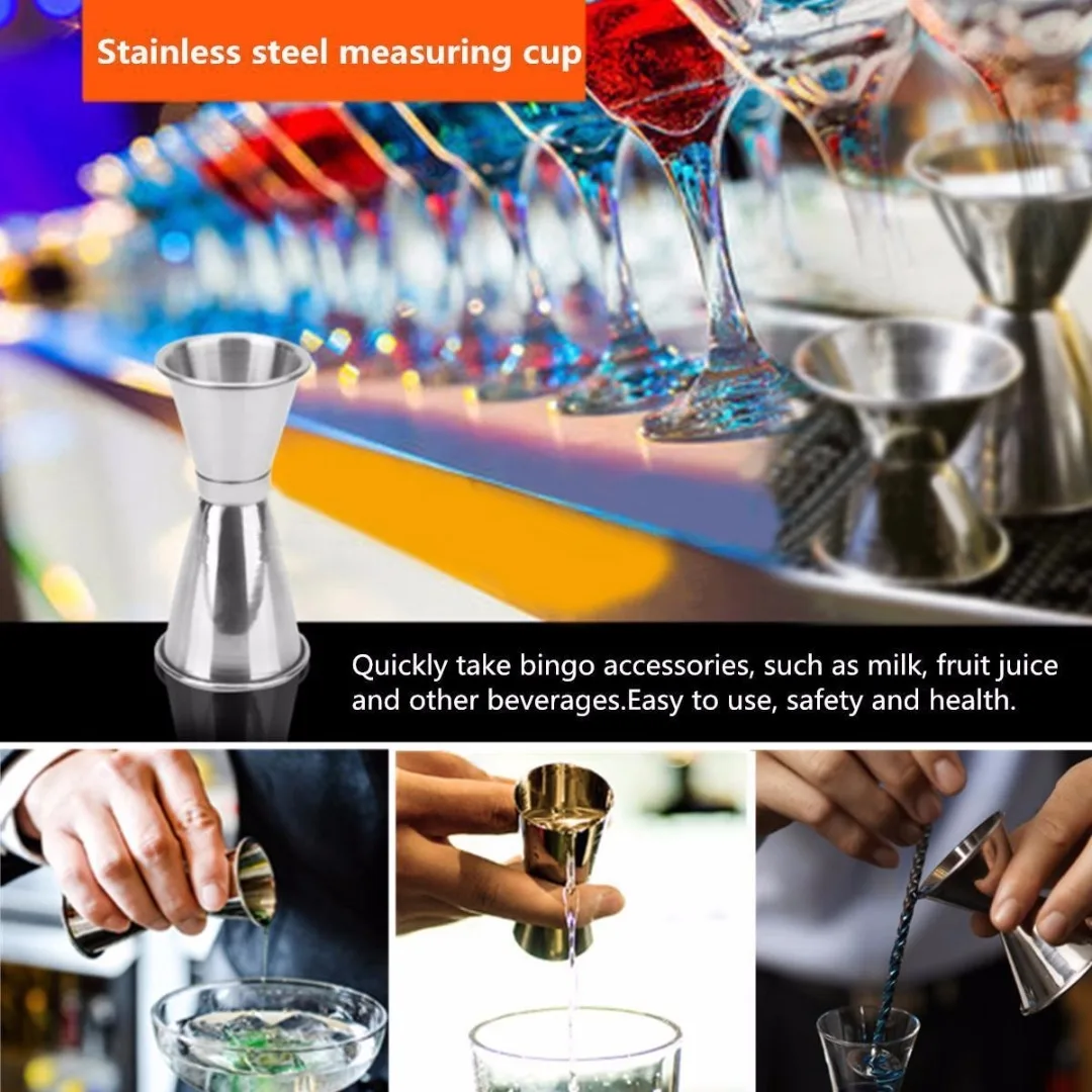14Pcs Cocktail Shaker Set Drinks Strainer Bottle Opener Maker Mixer Bar Tool  Bartender Tool