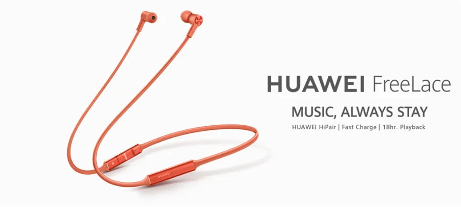 huawei FreeLace спортивные наушники с микрофоном ушной крючок huawei беспроводной связи Bluetooth для наушников, карты памяти кабель металлическая полость жидкий силикон магнитный переключатель