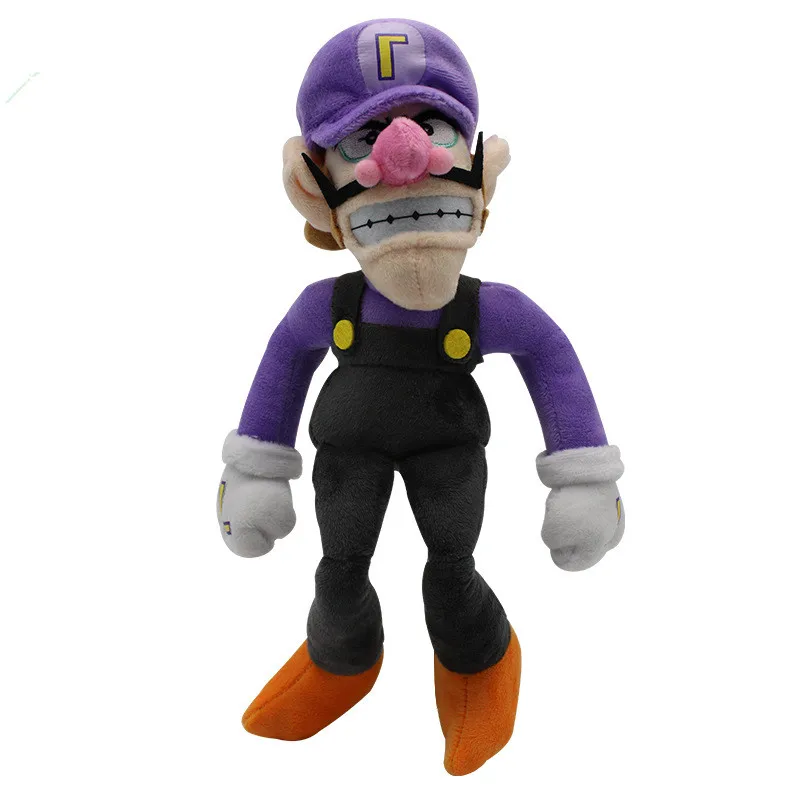 Новый бренд 11 ''30 см Super Mario Bros Братья Waluigi фиолетовый цвет Peluche чучела мягкие плюшевые игрушки куклы подарок для детей высокого качества