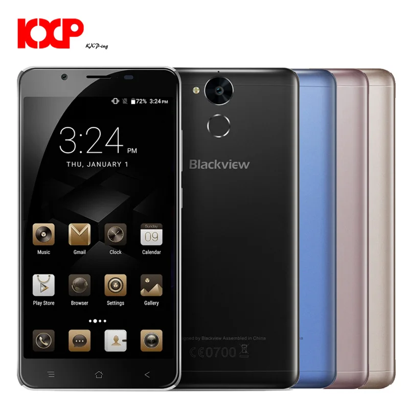 Blackview P2 Lite 4G Phablet Android 7.0 5.5 inch MTK6753 1.3GHz Octa Core 3GB RAM 32GB ROM 6000mAh Battery 8.0MP Front Camera | Мобильные